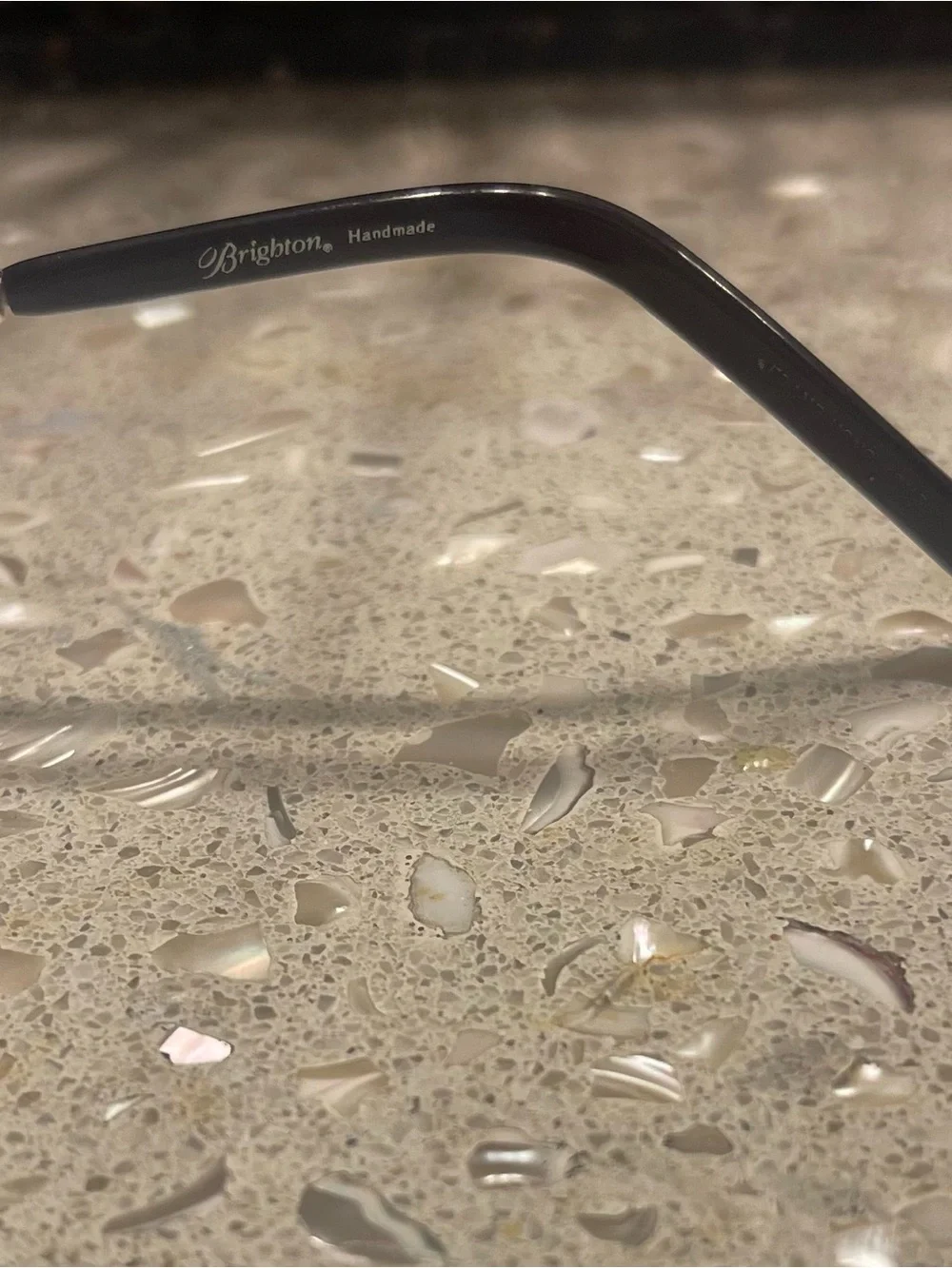 Brighton Silver-Trim Clear Taupe Reading Glasses